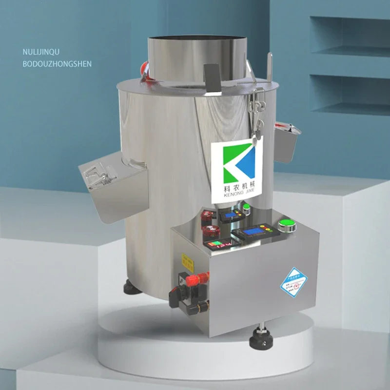 Pequena máquina automática de descascar castanha, descascador comercial de castanha, processador, descascador de castanha
