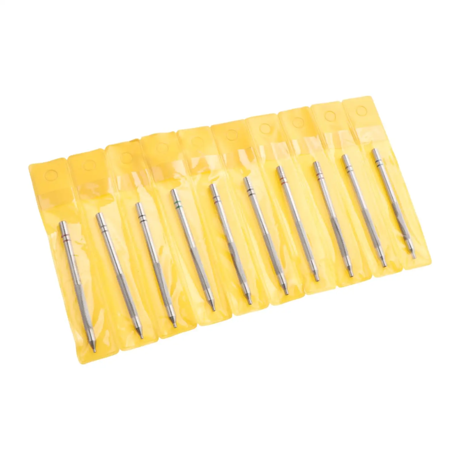 

10 Pieces Pin Punches Jewelry Clock Easy to Use Watch Repair 0.6 mm - 2.8 mm