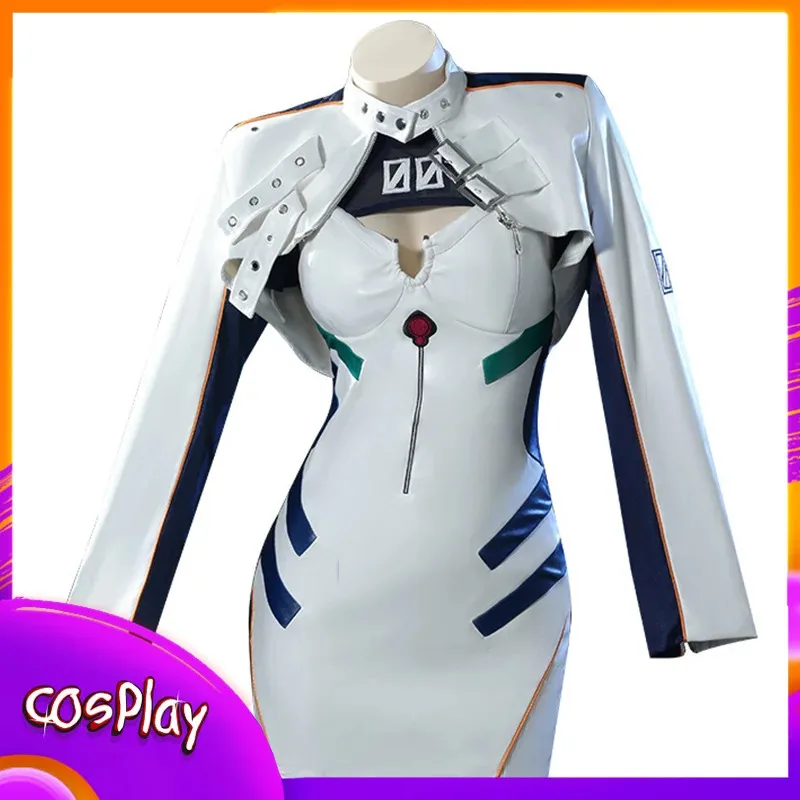 

EVA Cosplay Costume Anime Cartoon Ayanami Rei Asuka Langley Soryu Cos Clothing Motorcycle Uniform Female Full Set Props Gift