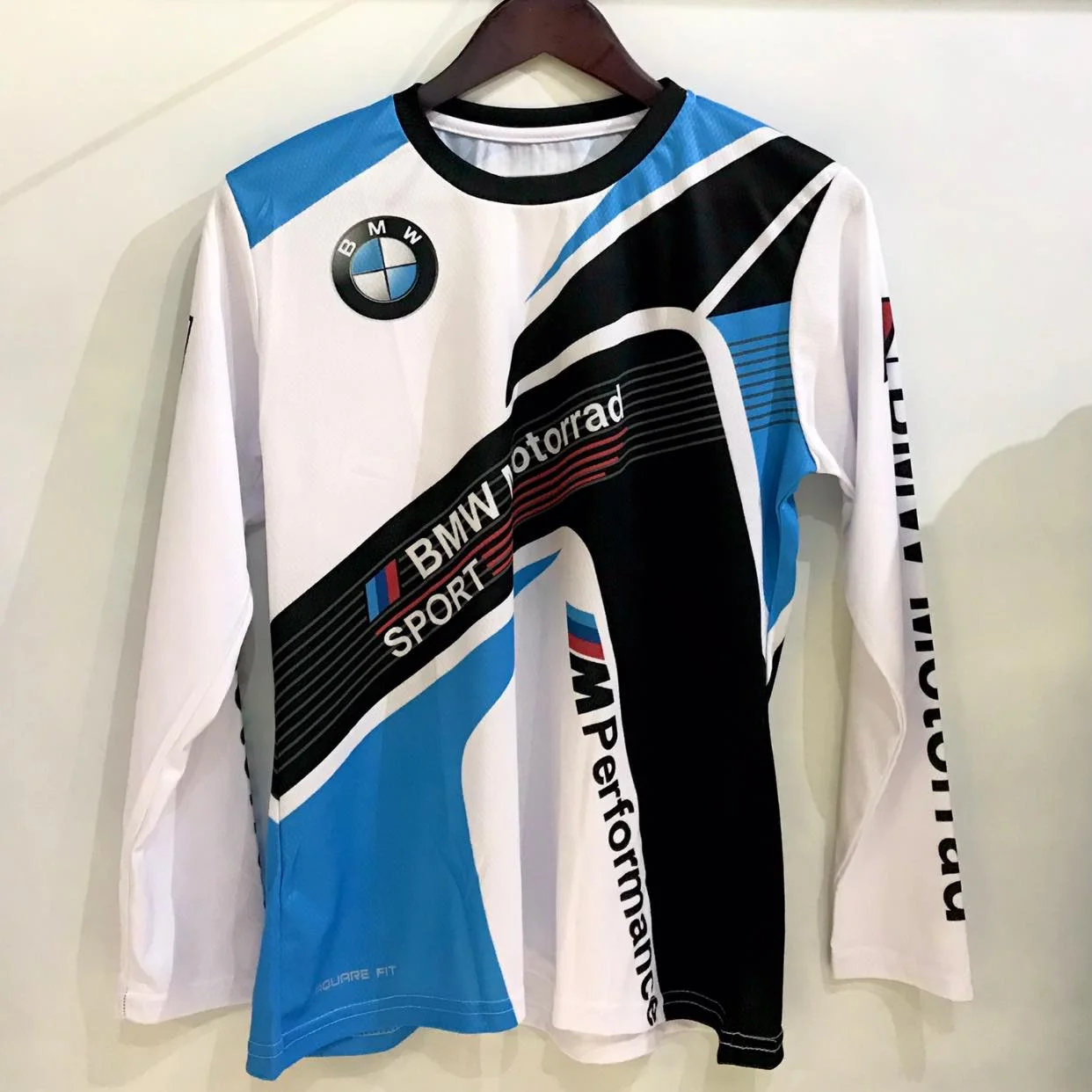 

Summer BMW Motorcycle Off-Road Jersey Long Sleeve Breathable Quick Dry T-Shirt Men Women Make Life a Ride One World One GS