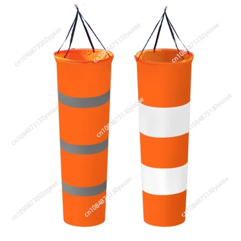 Blowing Flow 150cm Long Waterproof Red And White Anemometer Wind Direction Bag Wind Measurement Anemometer Tarpaulin