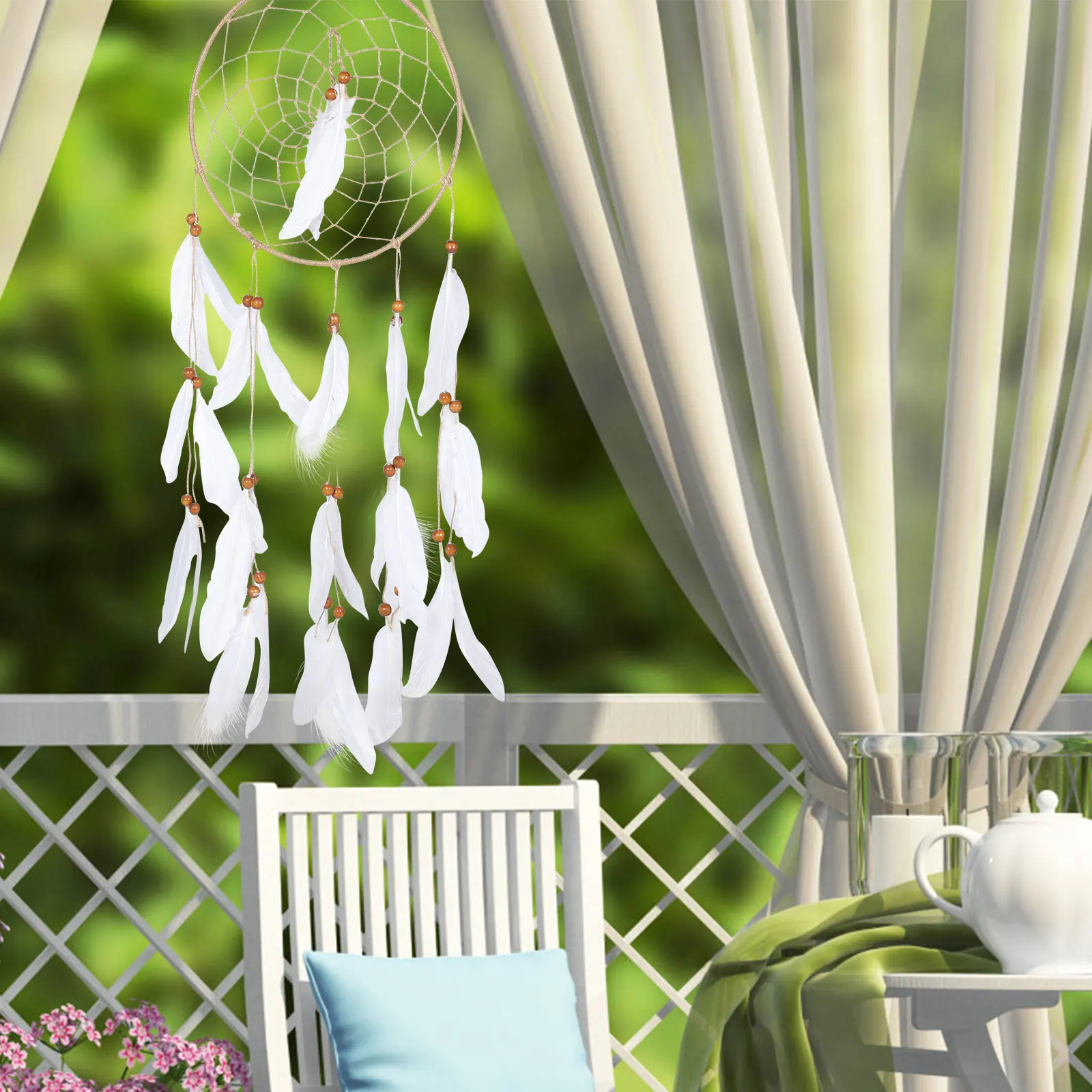 

Elegant Plume Wall Dream Catcher Decorative For Home Bedroom Handmade Pendant Hanging Ornament Car Dreamcatcher Bedroom Pendant