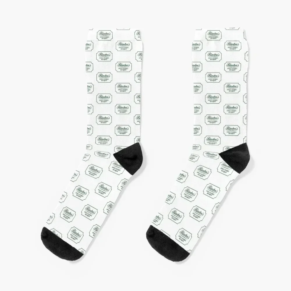 Classic Blantons Whiskey Logo Socks christmas gifts cycling heated Wholesale Women's Socks Men's