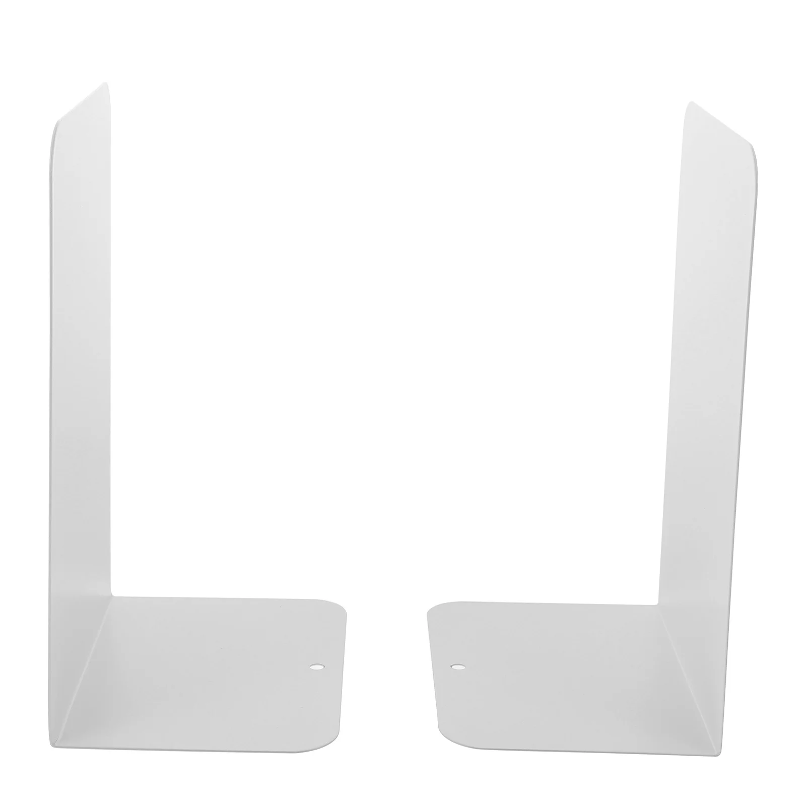 2Pcs Metal Bookends Simple Design Desktop Book Organizers Book Supports for Home Office Library Classroom Books Files Tidy