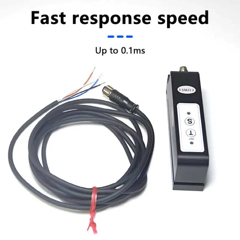 Capacitive Label Sensor FGU07-100 Bolt Mounting Photoelectric Sensor NPN+PNP Dual Output Car Sticker Label Detection