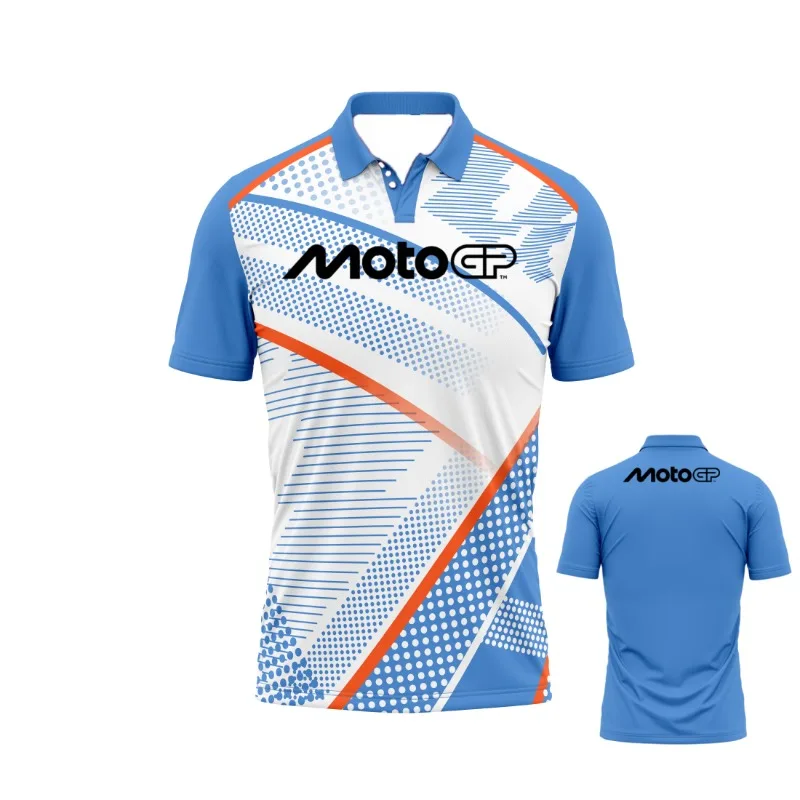 

Summer Men's Motorcycle Riding 3D Printed Quick Drying T-shirt, Short Sleeved Sports Shirt, Fashionable Football Polo Shirt