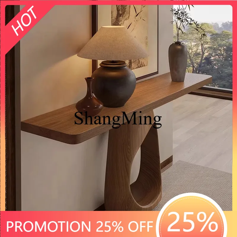 

FG New Chinese End View Table Art Side Decoration Solid Wood Entrance Table