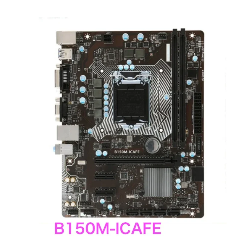 

Подходит для настольной материнской платы MSI B150M-ICAFE LGA 1151, материнская плата DDR4, 100% протестировано, ОК, полностью работает