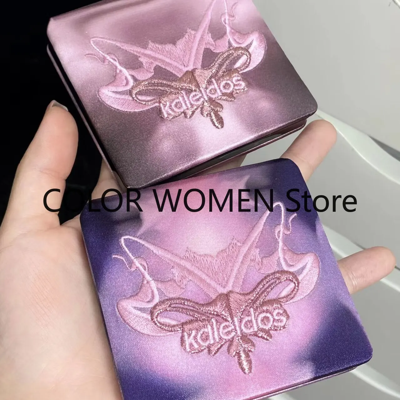 

Kaleidos 4 Color Eyeshadow Palette Smokey Matte Shimmer Highlight Long Lasting Blendable Eye Makeup for Daily and Party Look