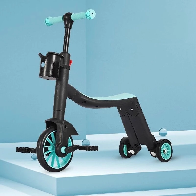 

3 in 1 Kickboard+Tricycle+Balance Bike Child Ride on Toy Kids Kick Scooter Boy Girl Scooter Adjustable Toddler Birthday Gift