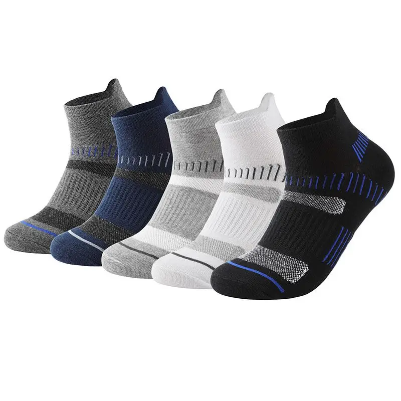 6 Pack Men's Ankle Running Socks Low Cut Comfort Casual Breathable Compression Athletic Sports Tab Socks