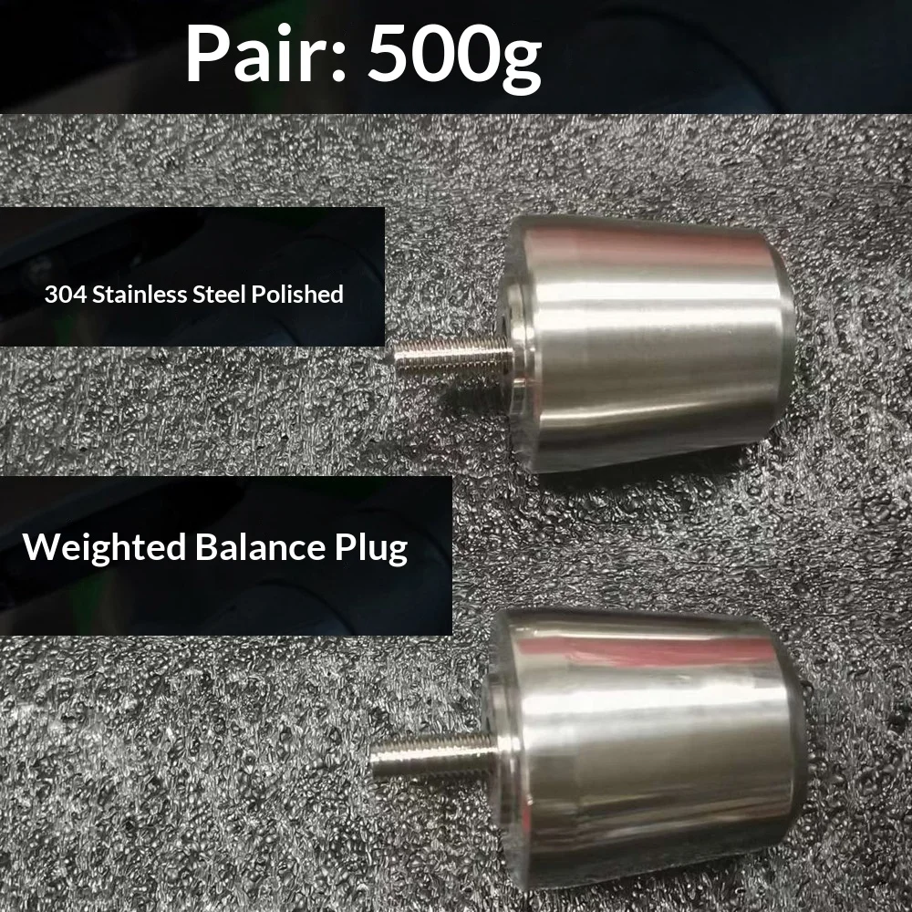 For Suzuki UY125 UU125 Stainless Steel Bar End Weights Handlebar Plugs Anti-Vibration Accesorios Moto Accessori Moto