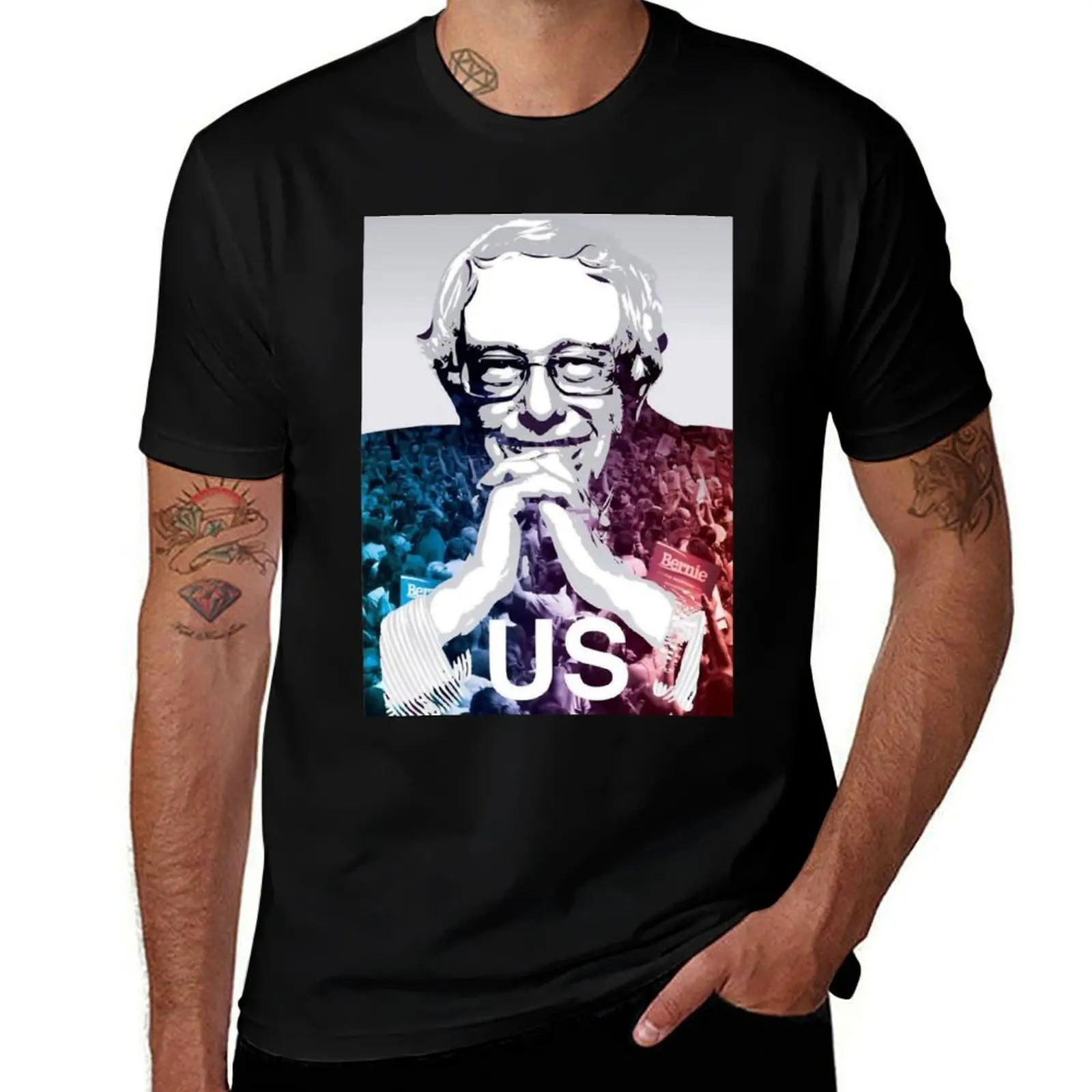US - Bernie Sanders Art T-Shirt Festive Simple T-Shirt