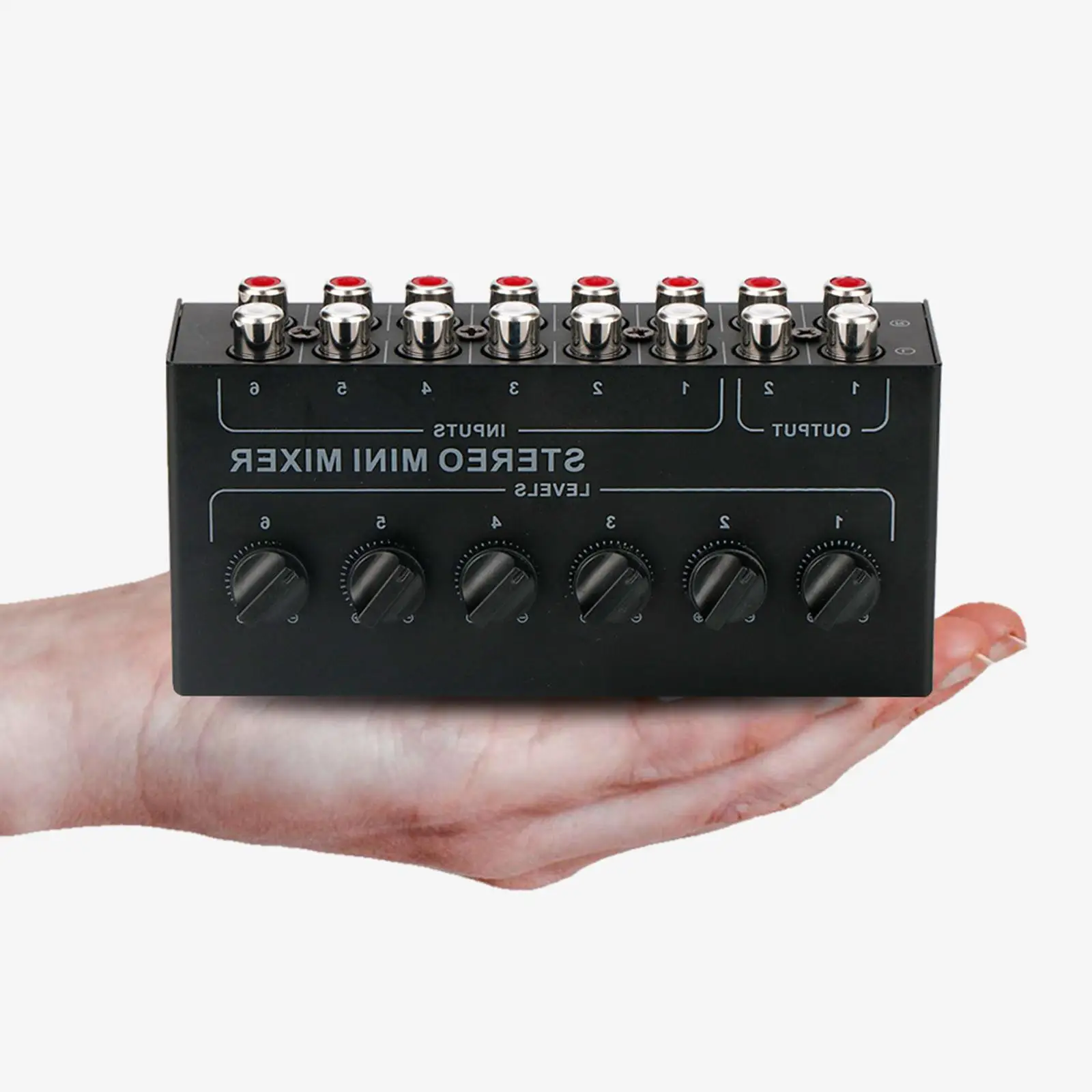 

Mini Audio Mixer Portable Mixing for Broadcast Recording DJ Studio Stage Performance