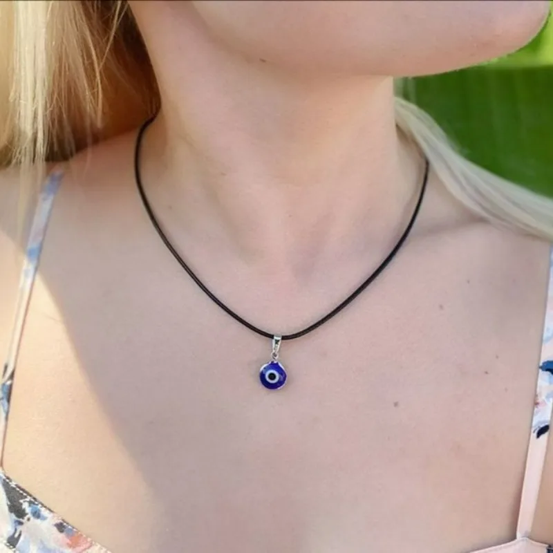 Charms Blue Turkey Evil Eye Necklace for Woman Men Couple Chain Necklaces Lucky Jewelry 2026 New Fashion Friendship Gifts