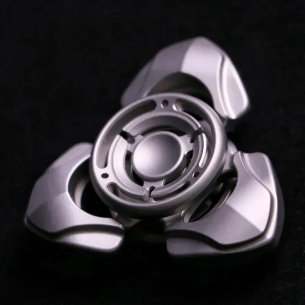 STABILNY Mini Spinner EDC Zabawka Antystresowa Dla Dorosłych, Stal Nierdzewna, Trójłopatkowy Spinner Antystresowy, Oryginalny Design