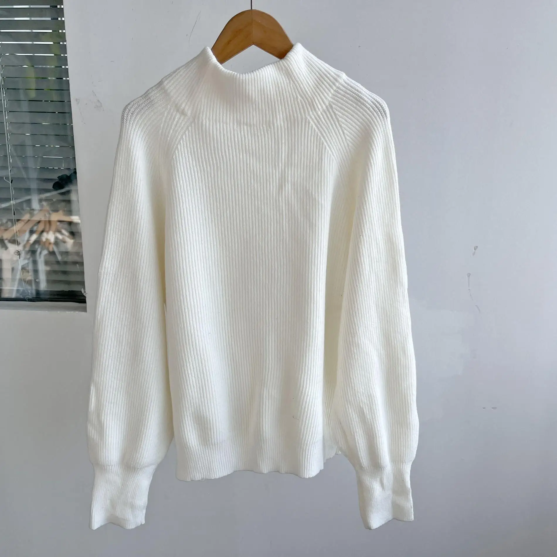 Faionable فضفاض صالح طاقم Ne البلوز سترة اللون الراقية المشاعر الخريف الشتاء المرأة أعلى Y2 #5