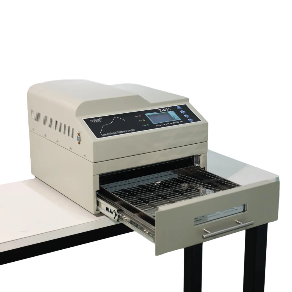 Lead Free 110v 220v Puhui SMT Reflow Oven T-937 Infrared IC Heater Reflow Soldering Station for PCB Welding