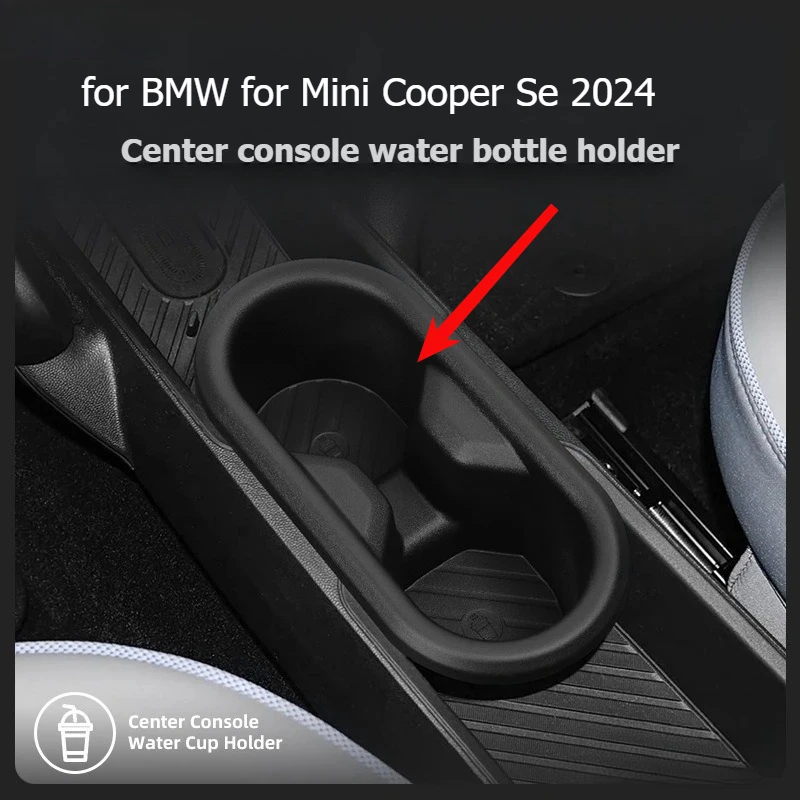 

Car Central Console Water Cup Holder for Bmw for Mini Cooper E SE 2024 J01 J05 Aceman Drinks Holder Storage Box Case