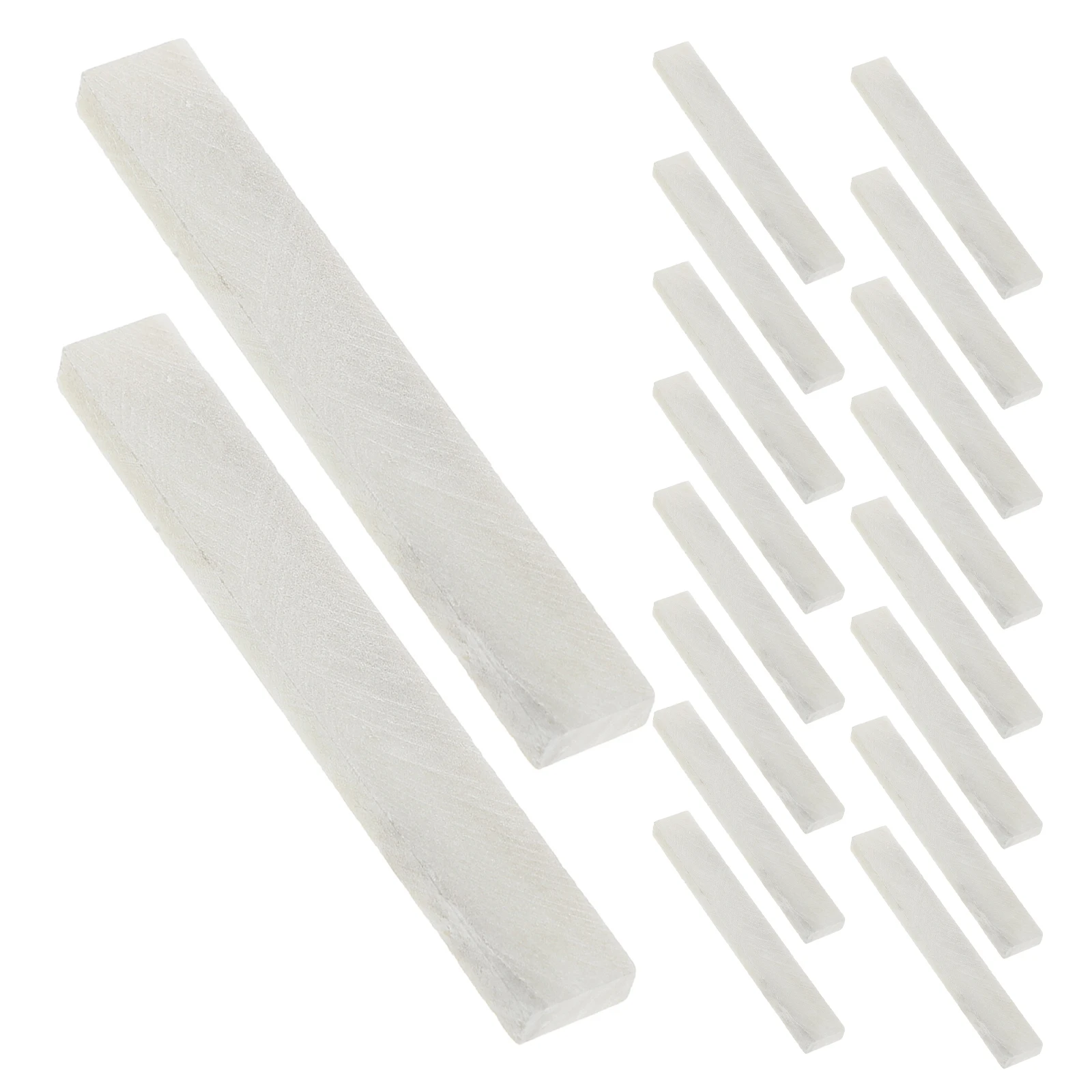

42Pcs Industrial Flat Soapstone Pen Thick Marking Chalk Stick High Contrast White Welding Soapstone Pencil Refills French Chalk