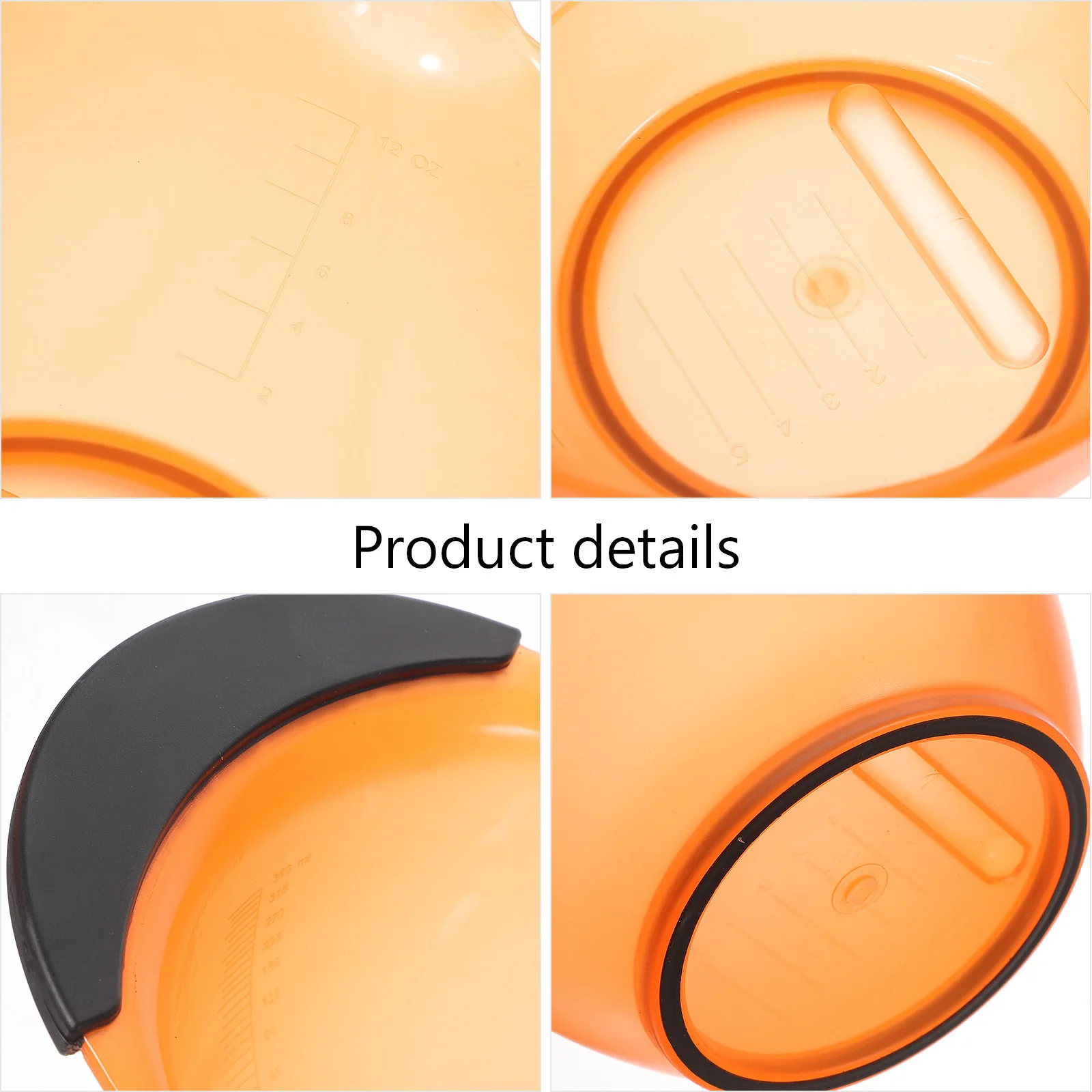 

5Pcs Hair Color Bowls Made of Premium PP ABS Deep Mixing Bowls Perfect for Salon Hair Dyeing and Coloring Tools