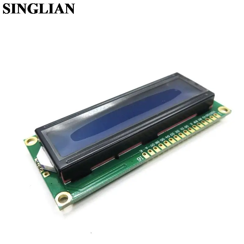 LCD1602 1602A-3.3V/5V Module Blue Screen 16x2 Character LCD Display Module With Blacklight Liquid Crystal Display For Arduino