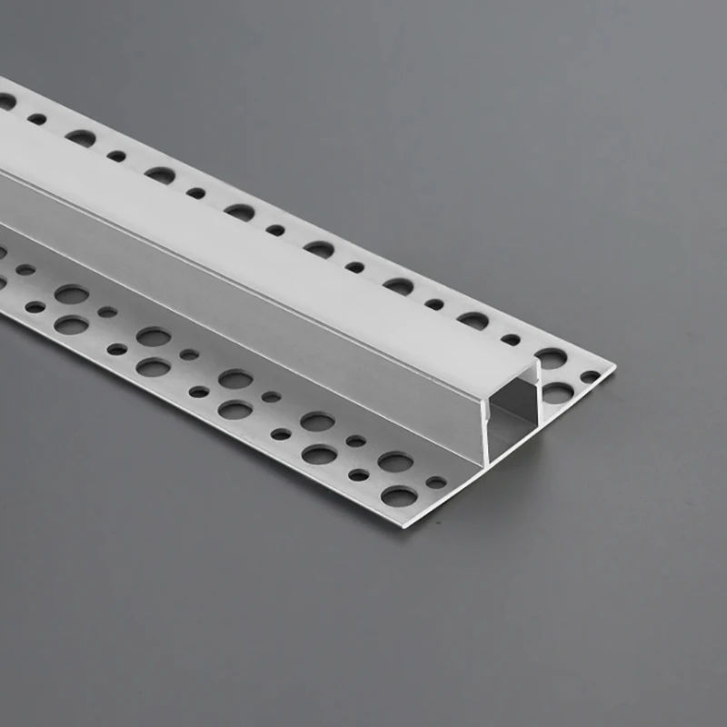 55.5x13mm Ceiling Plasterboard Aluminum Profile Drywall Gypsum Led Channel Strip Profile