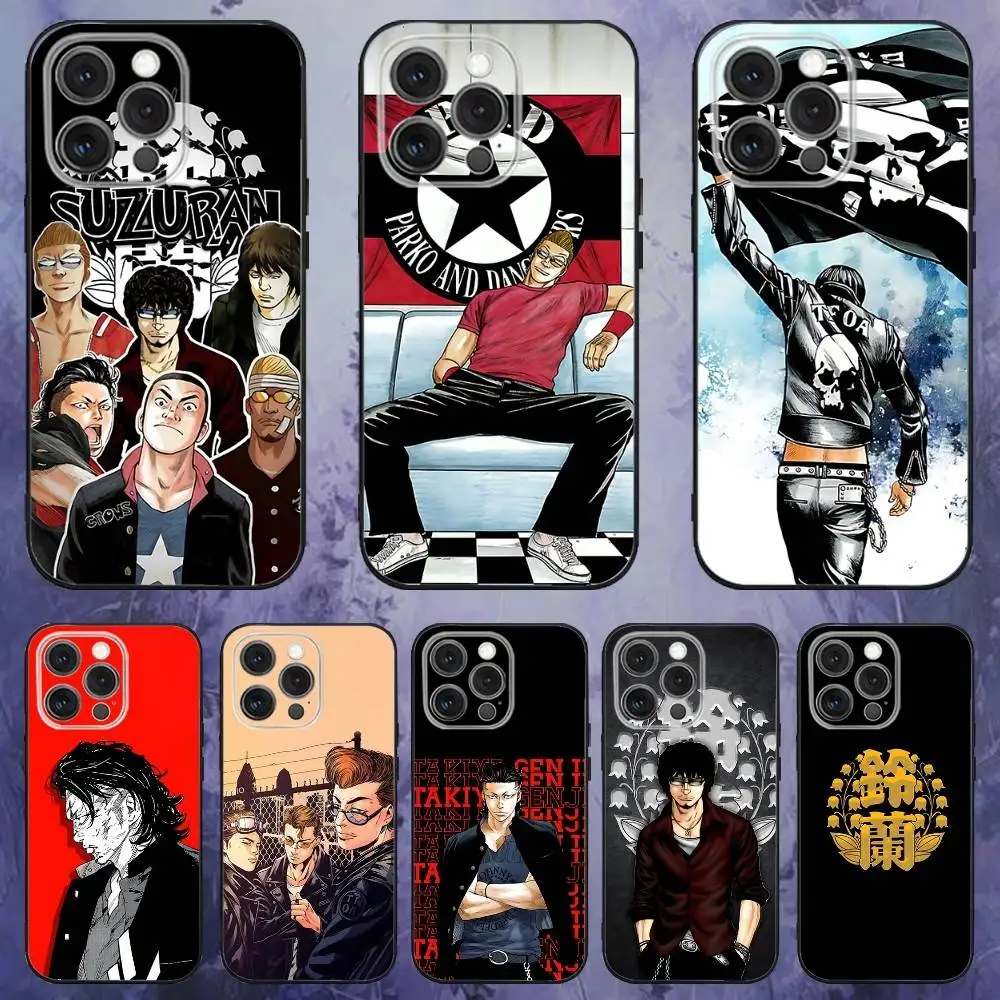 

Worst Crows Zero Phone Case For iPhone 17,16,15,14,13,12,Pro,Max,Plus,E,SE4,Air,Mini Black Soft Box