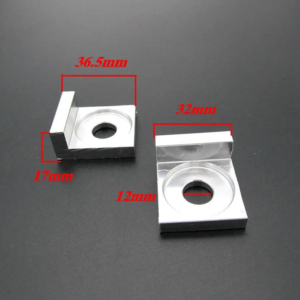 Durable CNC Aluminum Chain Adjuster Block 12mm Tensioner for 125cc Pit Bike Gas Dirtbike ATV Parts