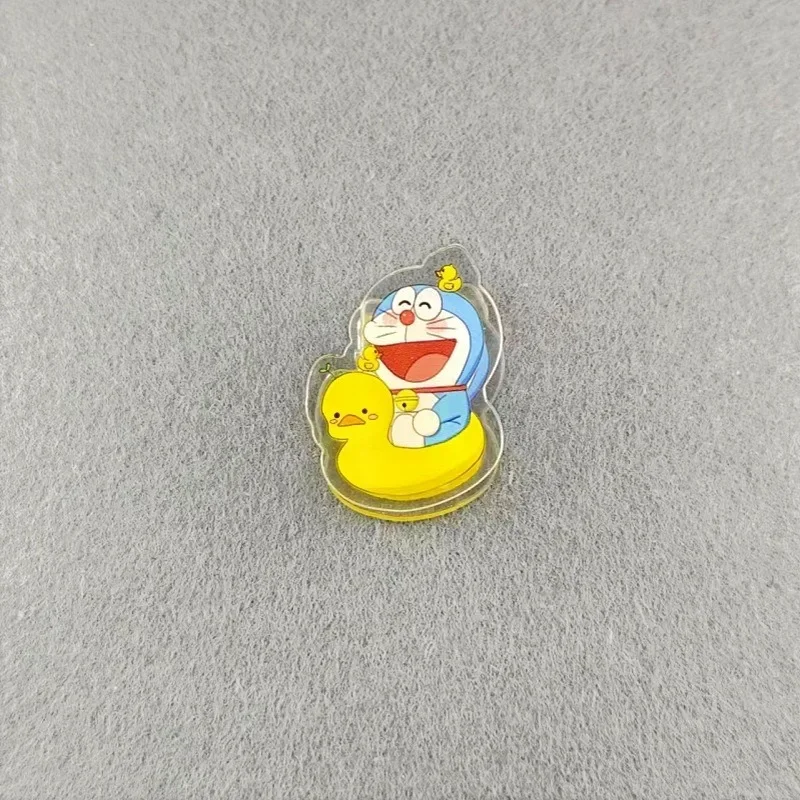 Папка с зажимом для переплета Doraemon, кавайная офисная папка, аксессуары для переплета, акриловый канцелярский зажим для школьных канцелярских принадлежностей