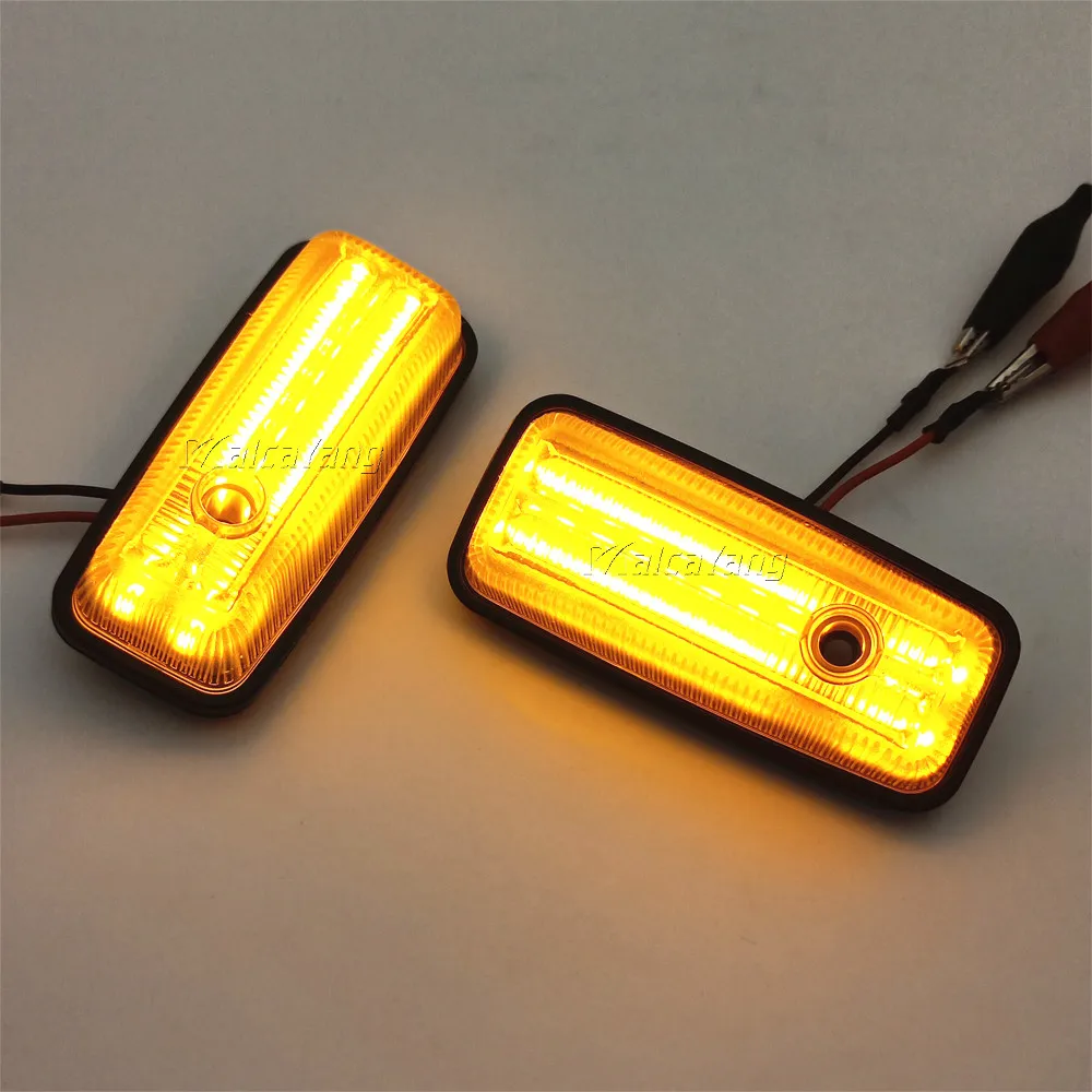 2 Pieces Dynamic LED Side Marker Blinker Repeater Turn Signal Light For Mercedes-Benz G-Class W463 W461 G500 G550 G55 G63 G65