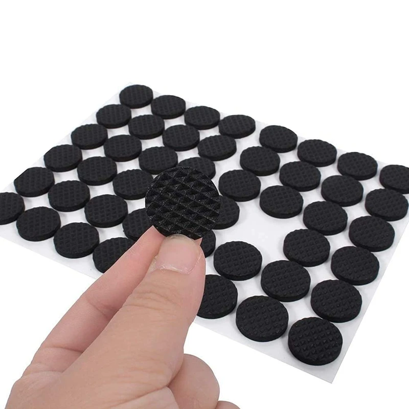 Anti Slip Furniture Pad Self Adhesive Round Non Slip Thickened Feet Floor Protectors For Desk Table Chair Sofa