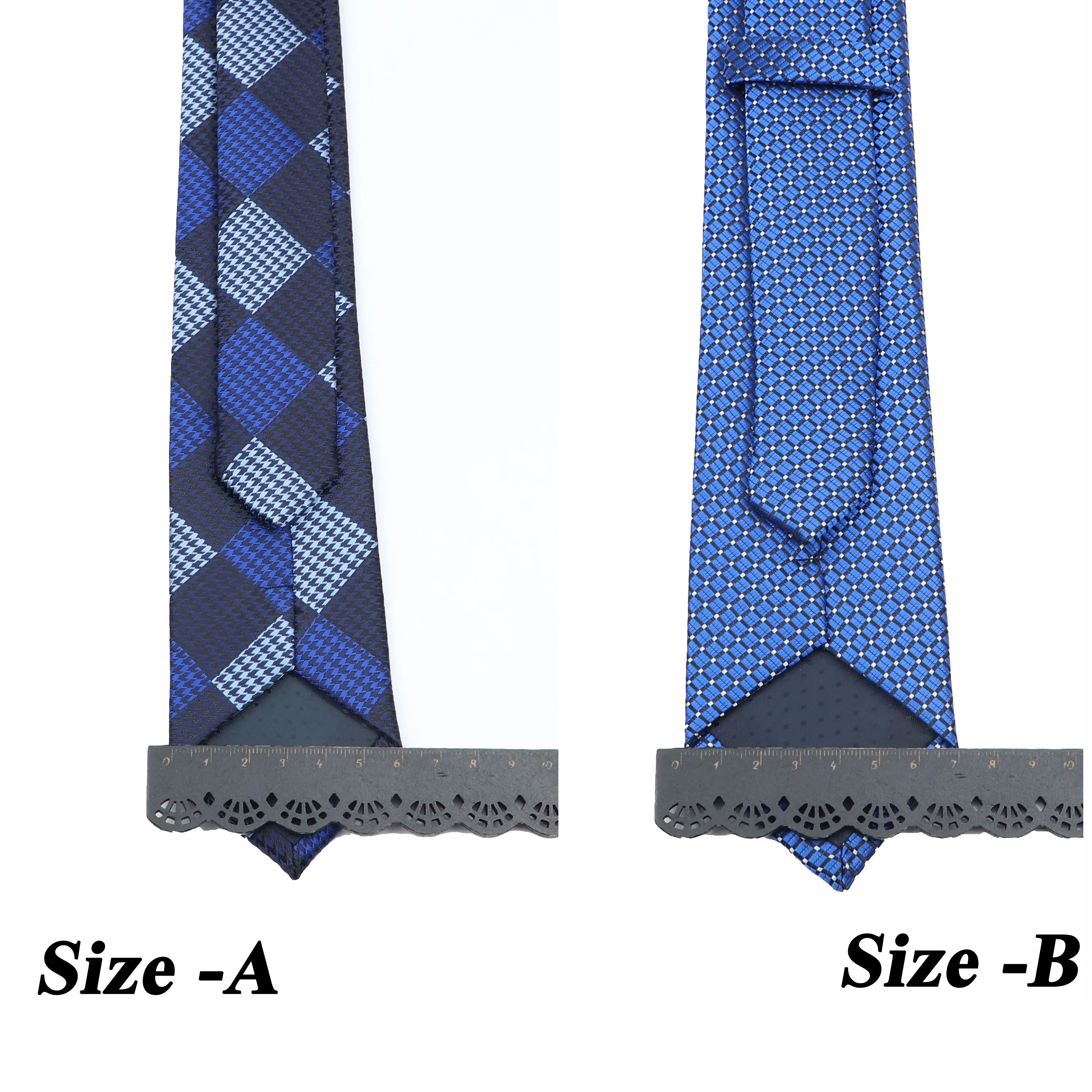 Gradient Plaid Mens Ties Woven Solid Color Stripe Skinny Jacquard Necktie Men Accessories Daily Wear Designer Cravat Wedding Gif