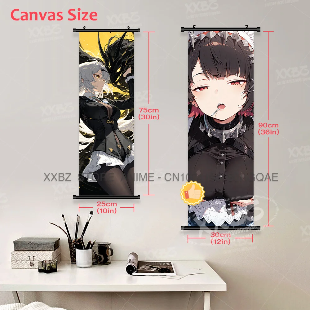 Zenless Zone Zero-pintura colgante de juego, obra de arte de pared moderna, rollos de imagen, lienzo impreso de Anime, póster, decoración del hogar para sala de estar