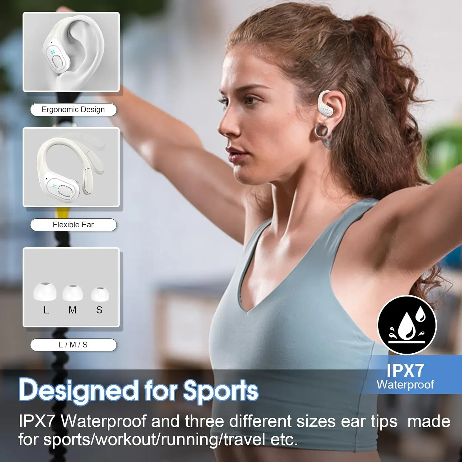 TWS Wireless Headphone IPX7 Waterproof Headset LED Display 9D Stereo Bluetooth 5.1 Sport Earphone 36H Playback For Xiaomi iPhone