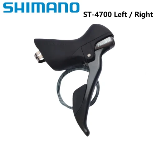 Imagen 1 del producto Shimano Tiagra 4700 palanca de cambios 10 velocidades lado derecho negro 2 velocidades izquierda solo 1 Uds palanca de Control Dual 4700 10s/2s serie TIAGRA