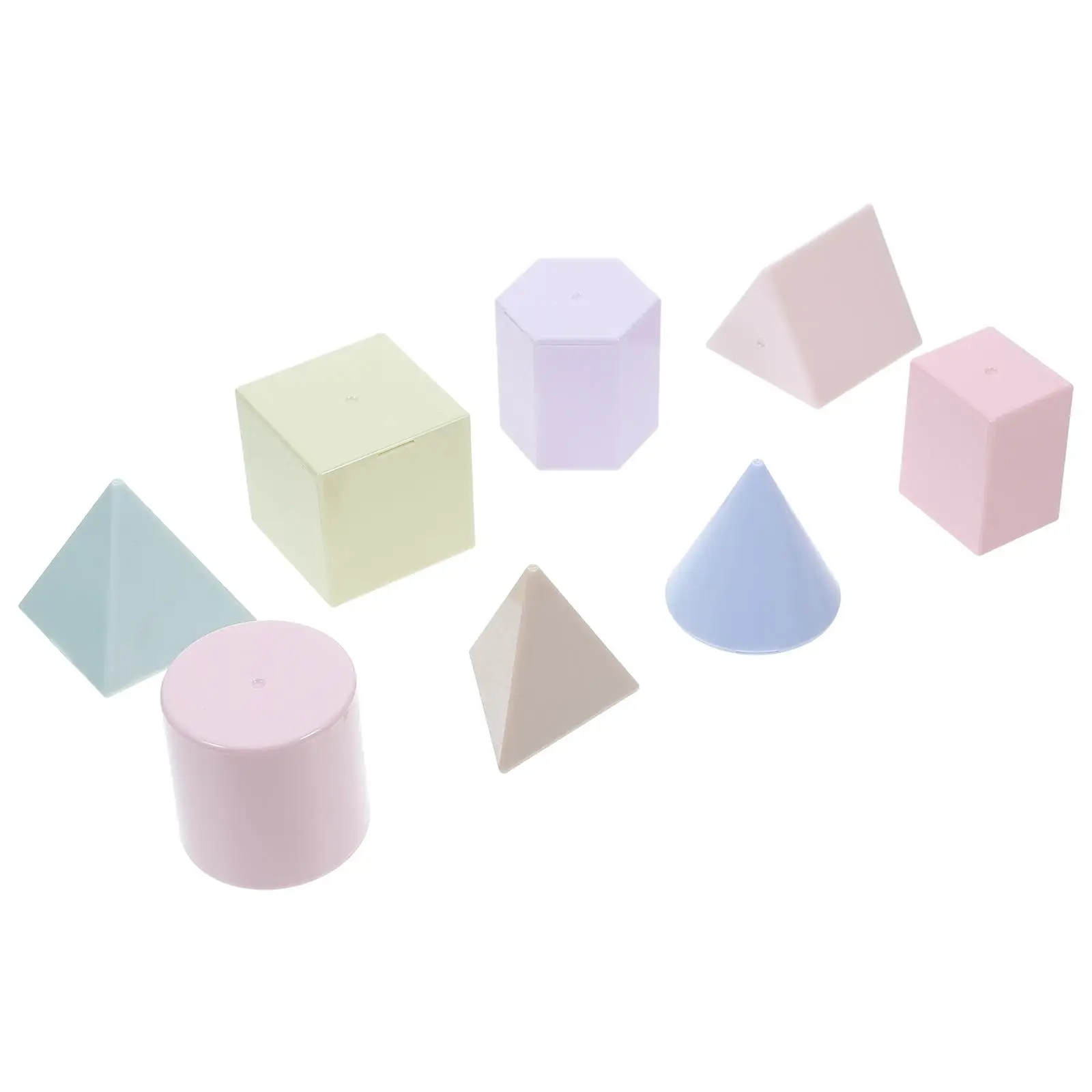 Solid Geometry Teaching Aids Baby Toys Geoboards Translucent Plastic Manipulatives Pupils