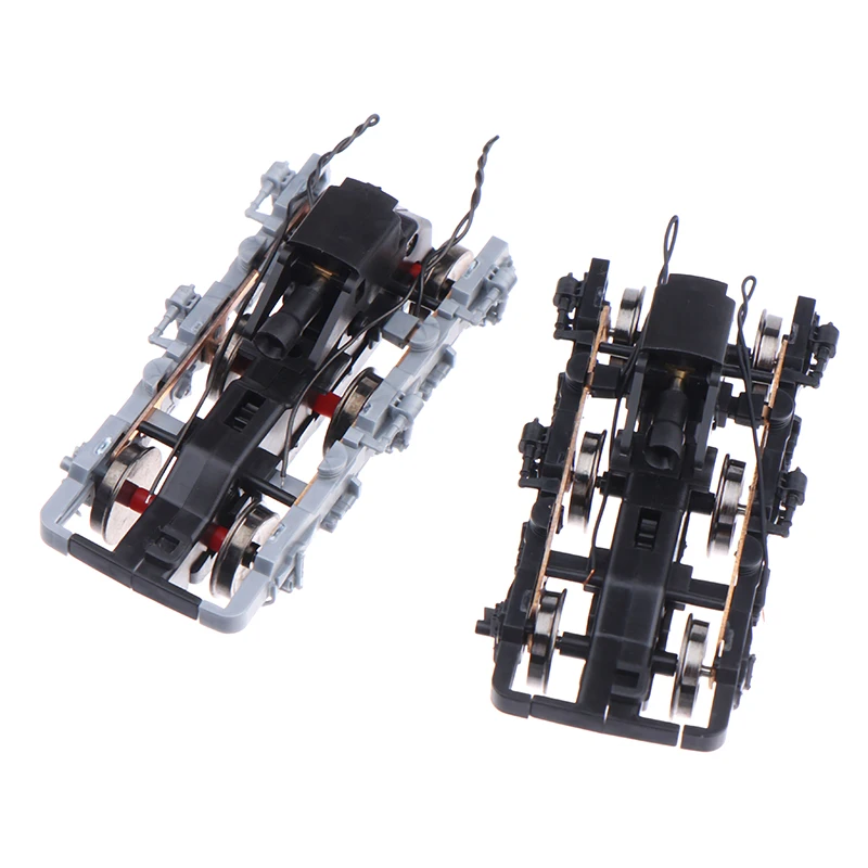 1PCS 1:87 Undercarriage Bogie Model Railway Layout Accessories Electric Train Parts Chassis DIY Landscape For Hobby