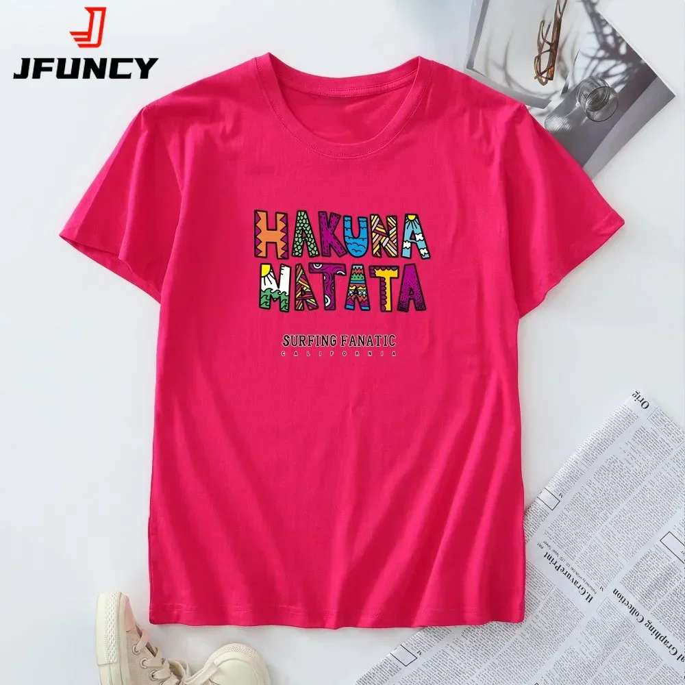 Short Sleeve Tee Plus Size Women T-shirt 100% Cotton Woman Clothing New Graphic T Shirts Female Tshirt Women\'s Summer Top