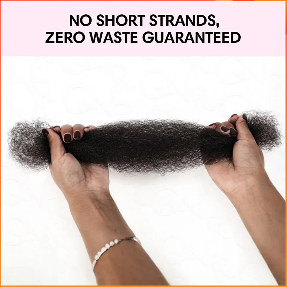 QVR Type 4C Afro Kinky Bulk Braiding Human Hair Extensions For Black Women Braiding and Mini Twists Dreadlock Create Dreadlocks