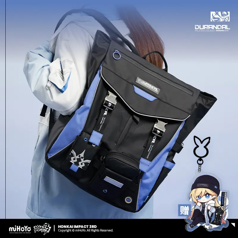 

Durandal Backpack Honkai Impact 3 Official Shoulder Bag School Bag Student Bag Palatinus Equinox Men and Women Travel Backpack