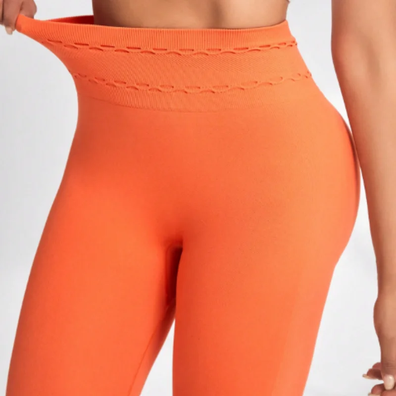 

Женские штаны для йоги, бесшовные быстросохнущие спортивные велосипедные леггинсы для фитнеса с низкой талией