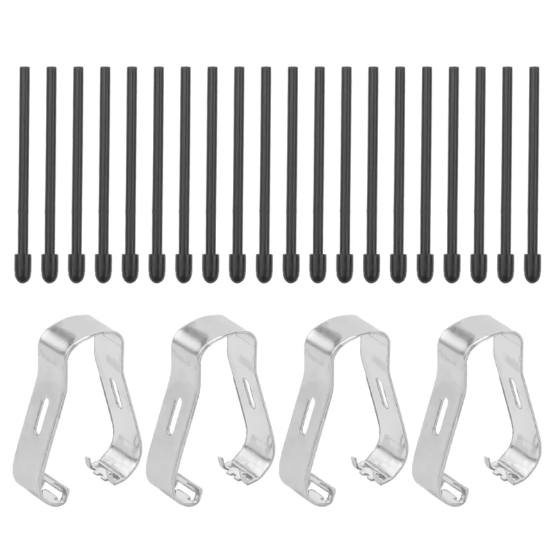 (100 عبوة) أطراف/قلم تحديد لاستبدال قلمين رائعين/نصائح ناعمة باللون الأسود