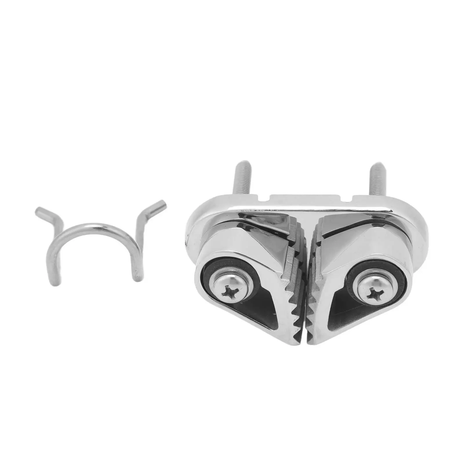 

Wire Line Cleat for 3 16 Stainless Steel Deform Resistant Fairlead Leading Ring Cam Cleat Rust Proof for 3 To 12mm Rope for
