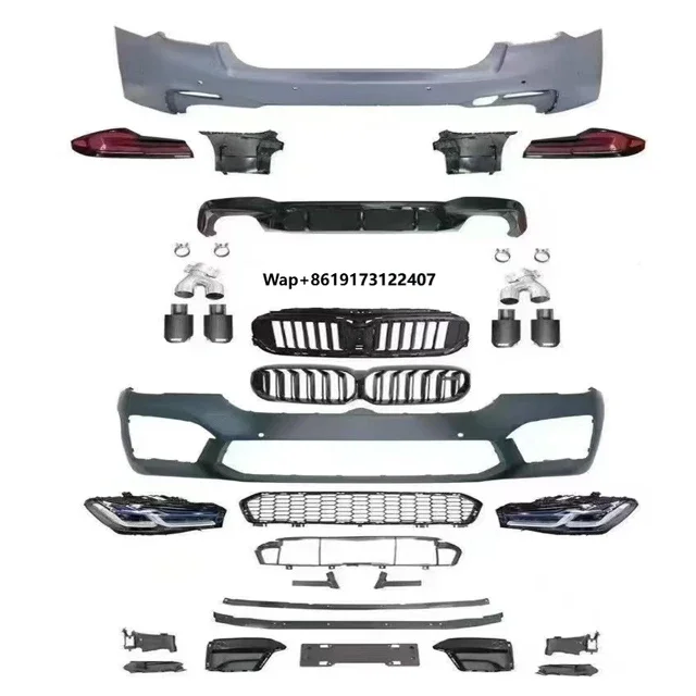

For 5 Series 2018-2020 Model Upgrade 2023M Style Body Kit Front Bumper Rear Bumper