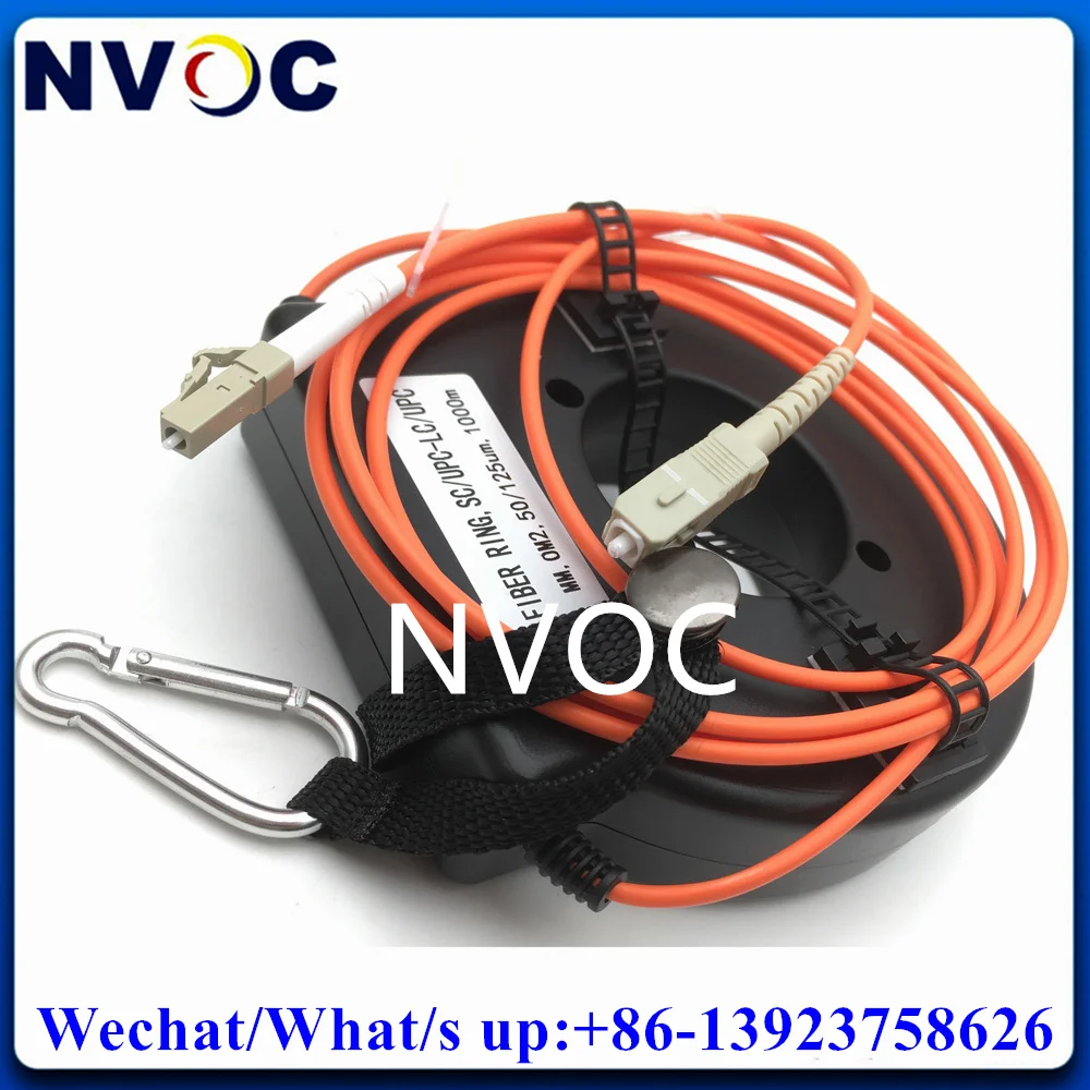 

1000M SC/ST/FC/LC MMF 62.5/125 OM2 Fiber Optic OTDR Launch Cable Box Dead Zone Multi Mode Fibre Optical Testing Ring