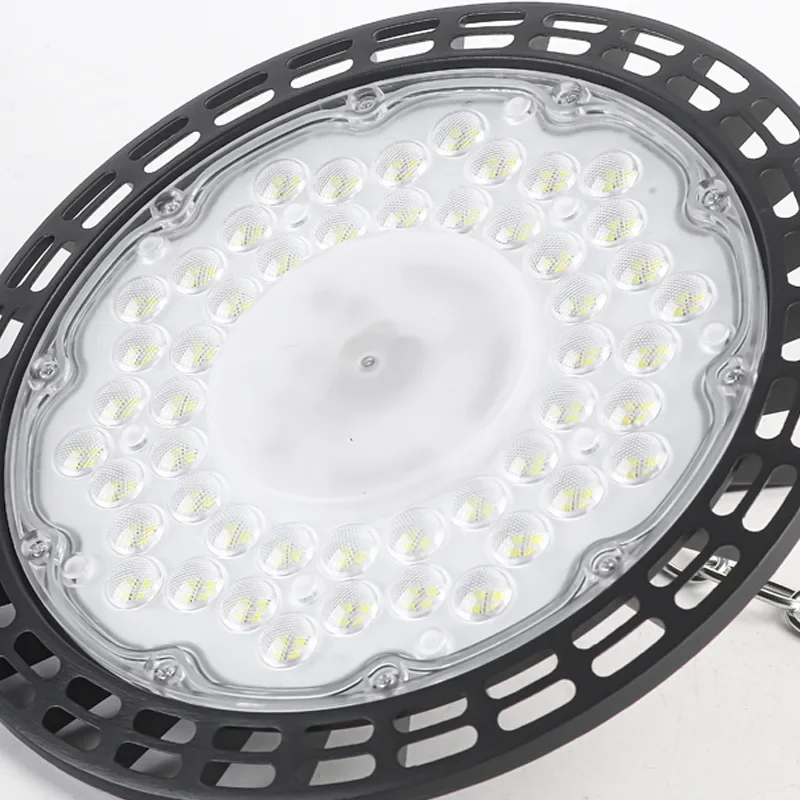 Lámpara LED de techo alta UFO para minería, 100W, 150W, 200W, luz de techo alta AC220V, almacén de mercado, taller, estadio, lámpara de garaje