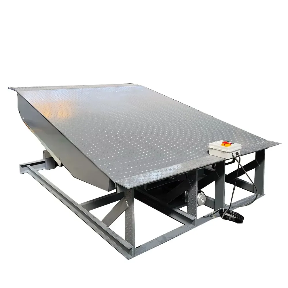 Electric Logistics Unloading Ramp Fixed Electric Hydraulic Loading and Unloading Ramp Lifting Platform