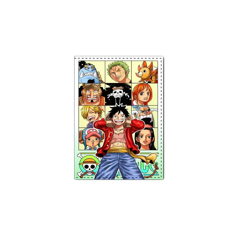 PU Passport Holder Anime One piece Luffy Ticket Passport Covers Travel Passport Protective Cover Id Holder Travel Accessories