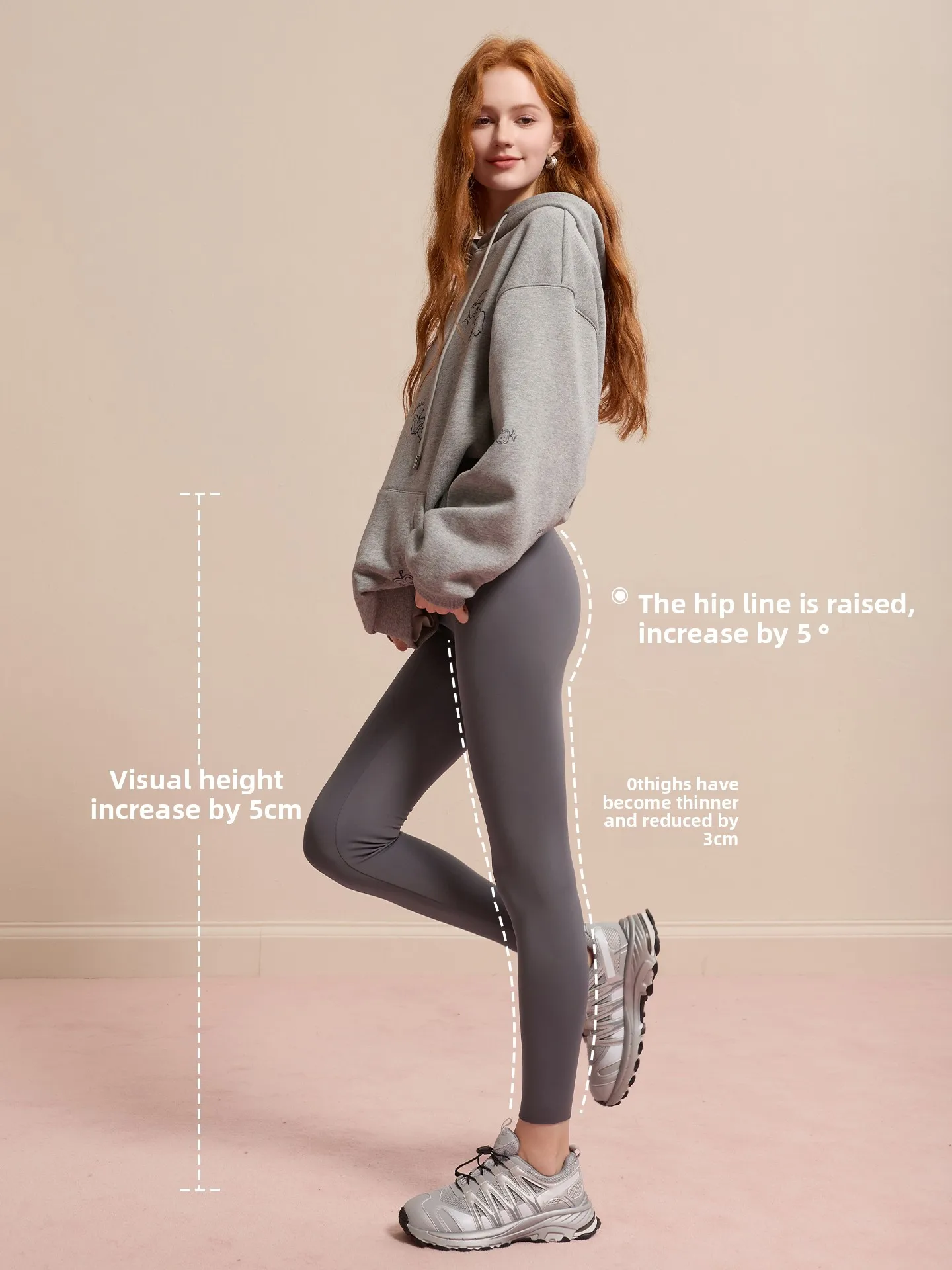 Vêtements taille haute pantalons de yoga t-shirt couleurs ivre hiver nouveau Sle sculptant contrôle du ventre couche de base de levage des fesses arksk...